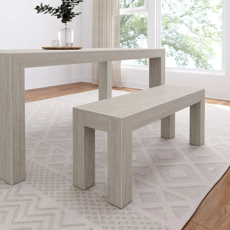 Plank and Beam Modern Dining Bench for 60 Table - 49