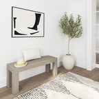 Plank and Beam Modern Dining Bench for 60 Table - 49