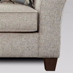 Roundhill Furniture Camero Fabric Pillowback Loveseat