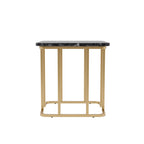 Deeanne Contemporary 24-inch Faux Marble Side Table by Furniture of America
