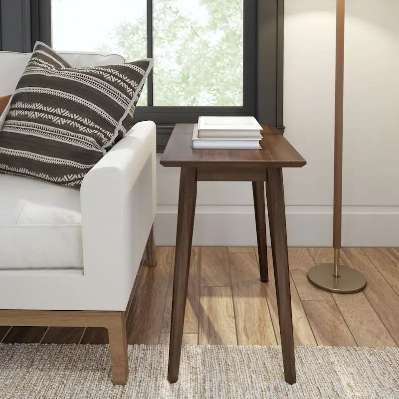 Plank and Beam Mid-Century Rectangular Side Table - 24