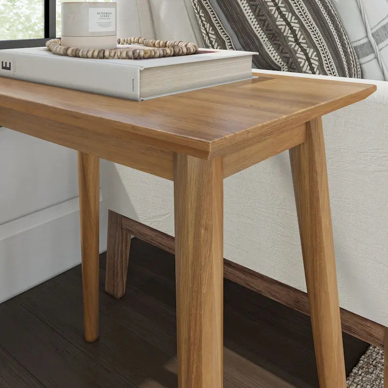 Plank and Beam Mid-Century Rectangular Side Table - 24