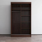 Aria High Gloss 2-door Modern Wardrobe with Mirror