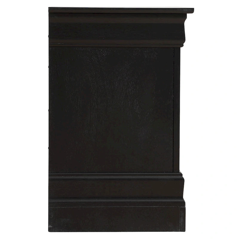 Louis Phillipe Traditional 2-drawer Wood Nightstand