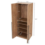 Manhattan Comfort Lee Modern Freestanding 3-Piece Module Wardrobe Closet Armoire