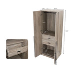 Manhattan Comfort Lee Modern Freestanding 3-Piece Module Wardrobe Closet Armoire