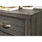 Roundhill Furniture Stout Panel Bedroom Set with Bed, Dresser, Mirror, Night Stand