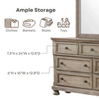 Nahkohe Transitional Grey Wood 2-Piece Storage Sleigh Bed and Dresser Set by Furniture of America