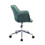Porthos Home Xen Adjustable Office Chair, Microfiber, Chrome Base