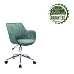 Porthos Home Xen Adjustable Office Chair, Microfiber, Chrome Base