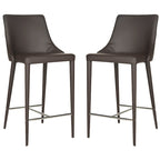 SAFAVIEH Soledad 26-inch White Counter Stool (Set of 2) - 22.9 x 18.9 x 37.4 - 23Wx19Dx37H