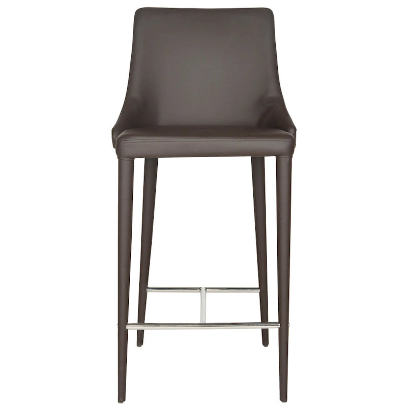 SAFAVIEH Soledad 26-inch White Counter Stool (Set of 2) - 22.9 x 18.9 x 37.4 - 23Wx19Dx37H
