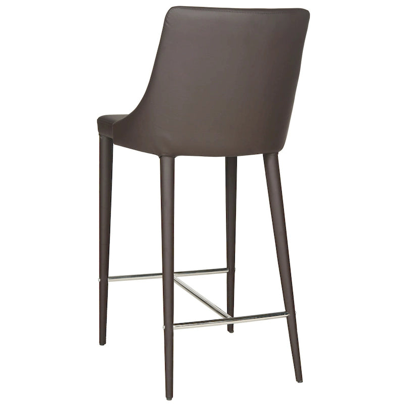 SAFAVIEH Soledad 26-inch White Counter Stool (Set of 2) - 22.9 x 18.9 x 37.4 - 23Wx19Dx37H