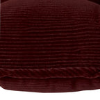 Wine 2-Piece Reversible Corduroy Jumbo Rocking Chair Cushion Set