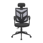 Adjustable Ergonomic Office Chair with Headrest Ergonomic Desk Chair High Back Mesh Office Chairs with Lumbar Support and Wheels