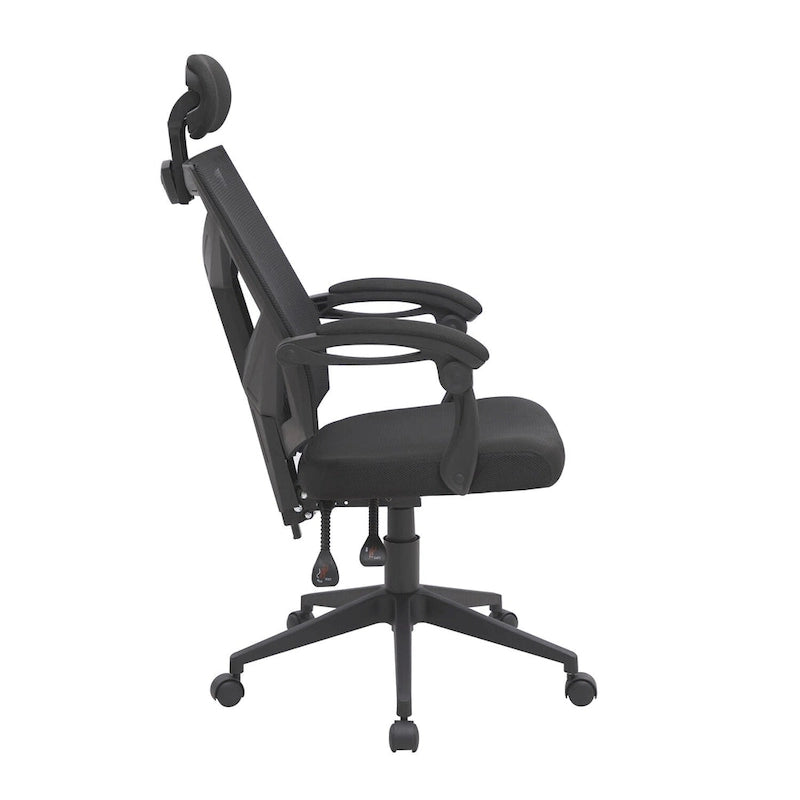 Adjustable Ergonomic Office Chair with Headrest Ergonomic Desk Chair High Back Mesh Office Chairs with Lumbar Support and Wheels