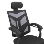 Adjustable Ergonomic Office Chair with Headrest Ergonomic Desk Chair High Back Mesh Office Chairs with Lumbar Support and Wheels