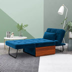 Furniture of America Hattie Assembled Convertible Cocktail Ottoman-Futon