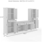 Crosley Tara 3Pc Entertainment Set - 15x108.5x67.75