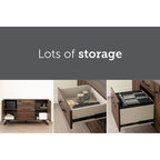 South Shore Helsy 2-drawer Credenza Cabinet with Doors