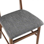 Crosley Landon 2Pc Wood Dining Chairs W/Upholstered Seat - 33.25H x19.75W x 19.75D