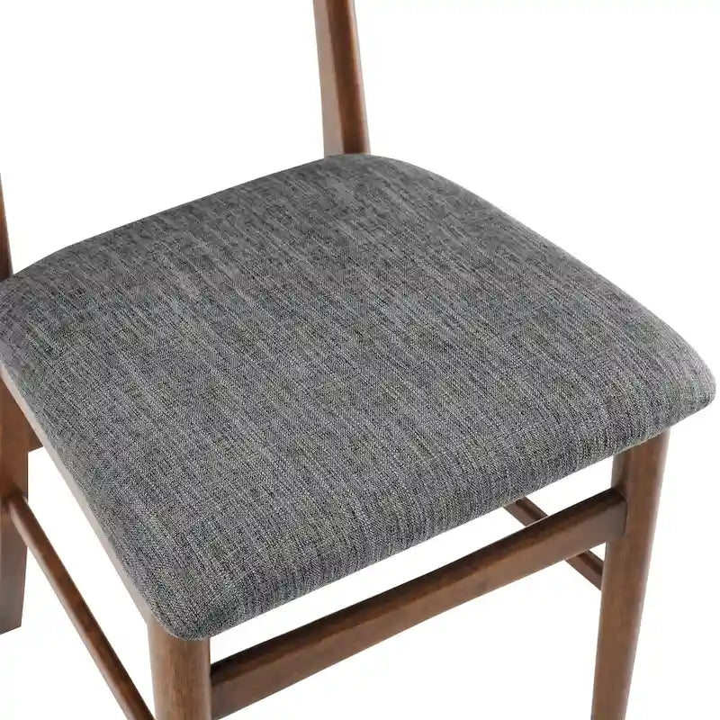 Crosley Landon 2Pc Wood Dining Chairs W/Upholstered Seat - 33.25H x19.75W x 19.75D