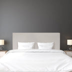 Carbon Loft Dashwood Plain Fog Headboard