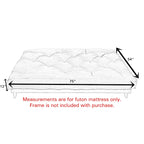 TruPedic Full Granite Grey 12-inch Futon Mattress