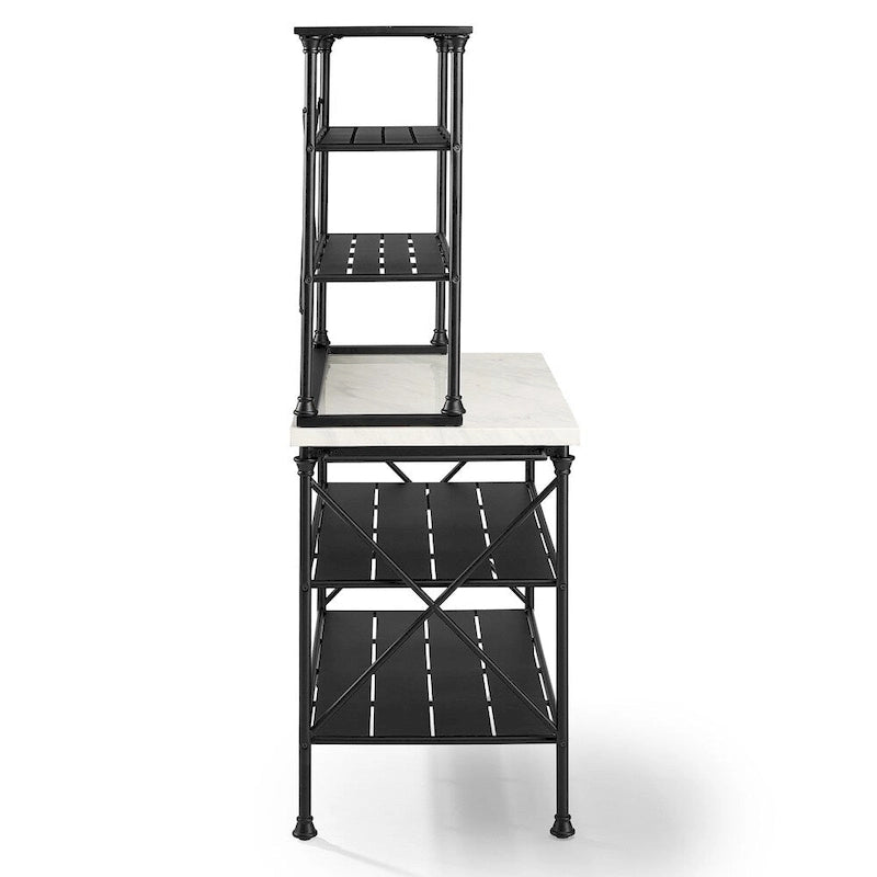 Crosley Madeleine Kitchen Island and Hutch