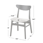 Simple Living Parlin Solid Wood Dining Chair (Set of 4)