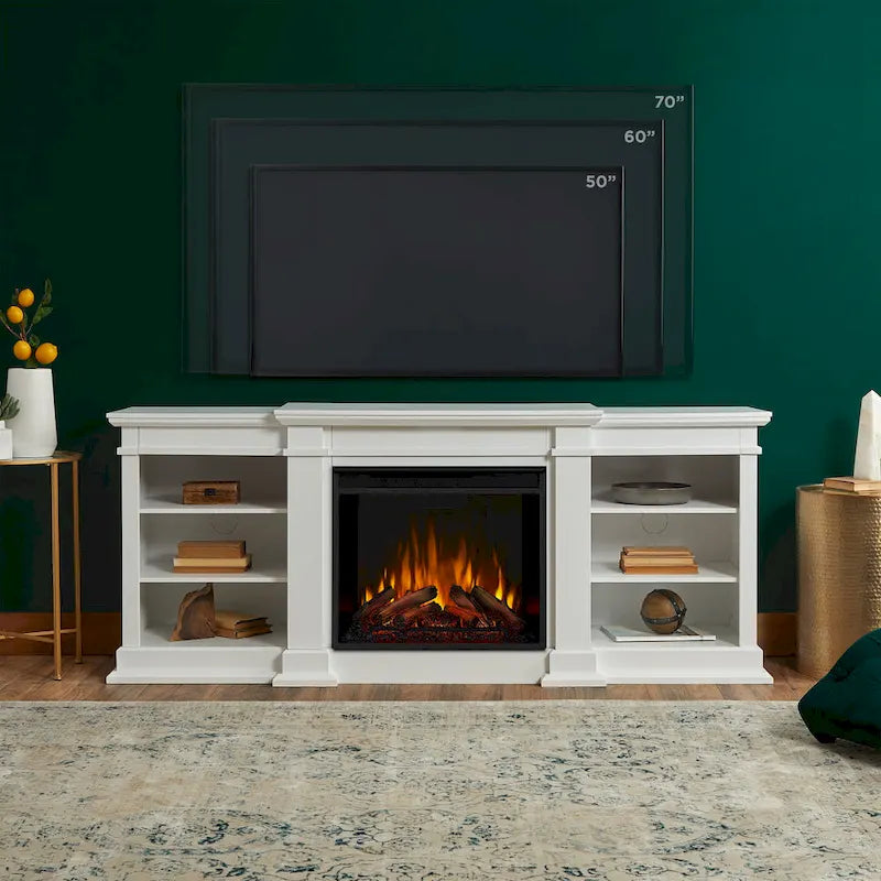 Fresno 72 Media Electric Fireplace by Real Flame