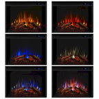 Fresno 72 Media Electric Fireplace by Real Flame