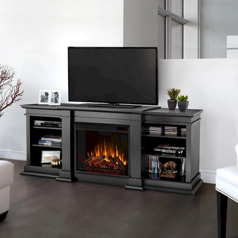 Fresno 72 Media Electric Fireplace by Real Flame
