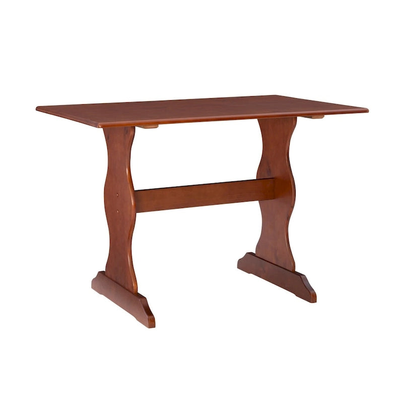 Linon Riki Family Dining Table Dark Brown