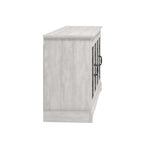 GALANO Calidia 68.2 in. Grey Stone 4-Door Wide TV Stand for TVs up to 75 in. - 68.2L x 17.1W x 29.3H