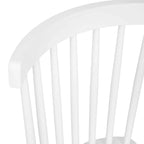 Windsor Style Commercial Solid Wood Spindle Back Dining Chairs -Set of 2