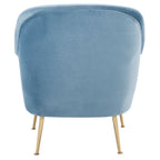 SAFAVIEH Edina Accent Chair - 29.5 W x 30.7 L x 32.9 H - 30Wx31Dx33H