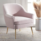 SAFAVIEH Edina Accent Chair - 29.5 W x 30.7 L x 32.9 H - 30Wx31Dx33H