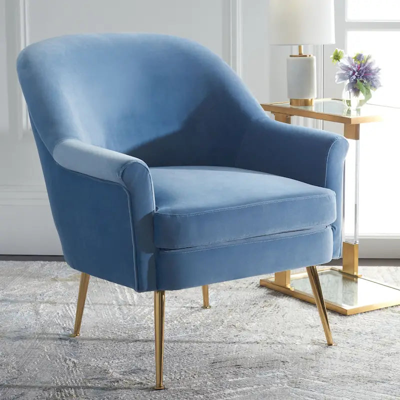 SAFAVIEH Edina Accent Chair - 29.5 W x 30.7 L x 32.9 H - 30Wx31Dx33H