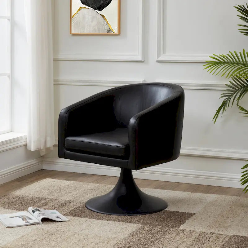 SAFAVIEH Couture Tela Pedestal Chair - 27.6 W x 29.7 L x 31.9 H - 27Wx30Dx32H