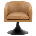 SAFAVIEH Couture Tela Pedestal Chair - 27.6 W x 29.7 L x 31.9 H - 27Wx30Dx32H