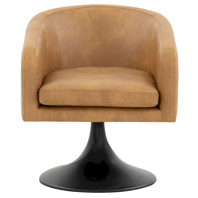 SAFAVIEH Couture Tela Pedestal Chair - 27.6 W x 29.7 L x 31.9 H - 27Wx30Dx32H