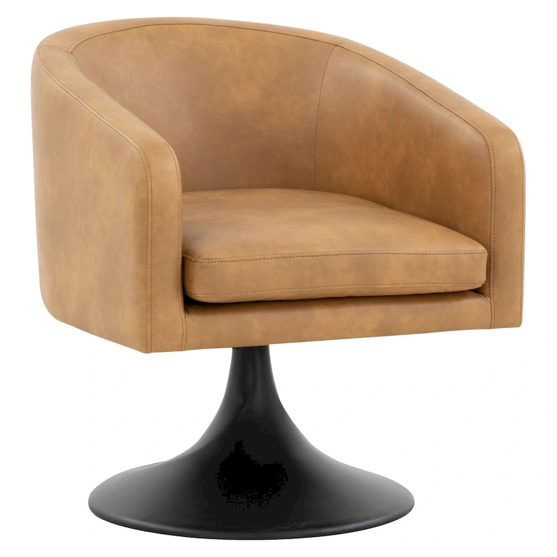 SAFAVIEH Couture Tela Pedestal Chair - 27.6 W x 29.7 L x 31.9 H - 27Wx30Dx32H
