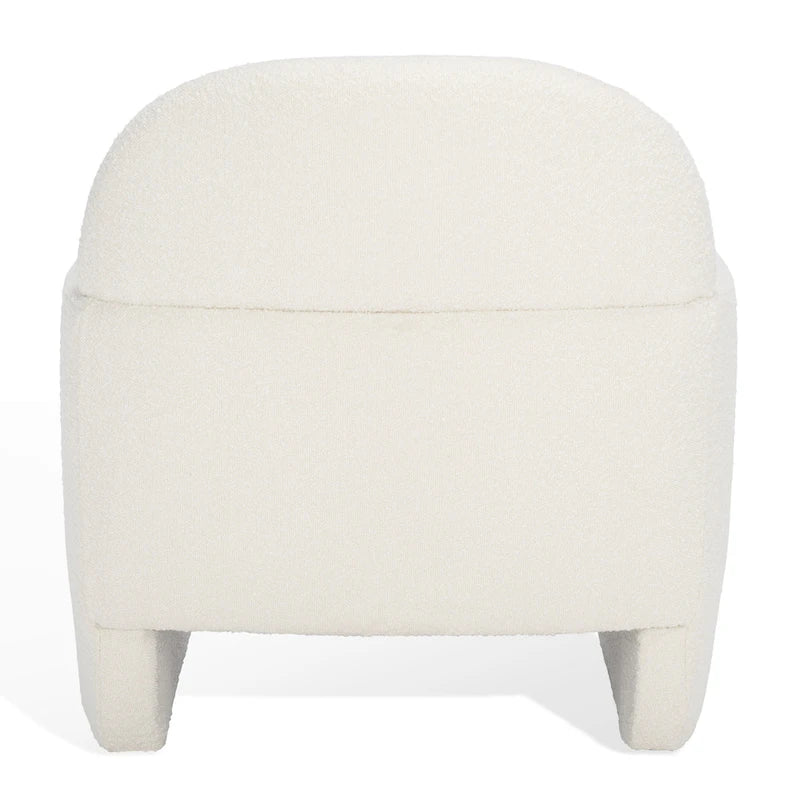 SAFAVIEH Couture Dorlies Boucle Accent Chair - 33 In W x 33.5 In D x 34 In H - 33Wx34Dx34H