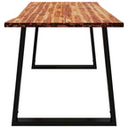 vidaXL Dining Table with Live Edge 78.7x35.4x29.5 Solid Wood Acacia