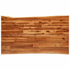 vidaXL Dining Table with Live Edge 78.7x35.4x29.5 Solid Wood Acacia