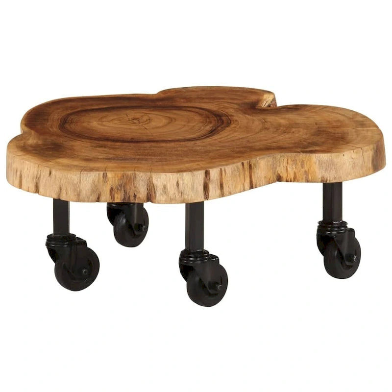 vidaXL Coffee Table Solid Wood Acacia 23.6x21.7x9.8