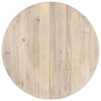 vidaXL Dining Table Kitchen Table Dining Room Table Round Solid Mango Wood
