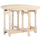 vidaXL Dining Table Kitchen Table Dining Room Table Round Solid Mango Wood