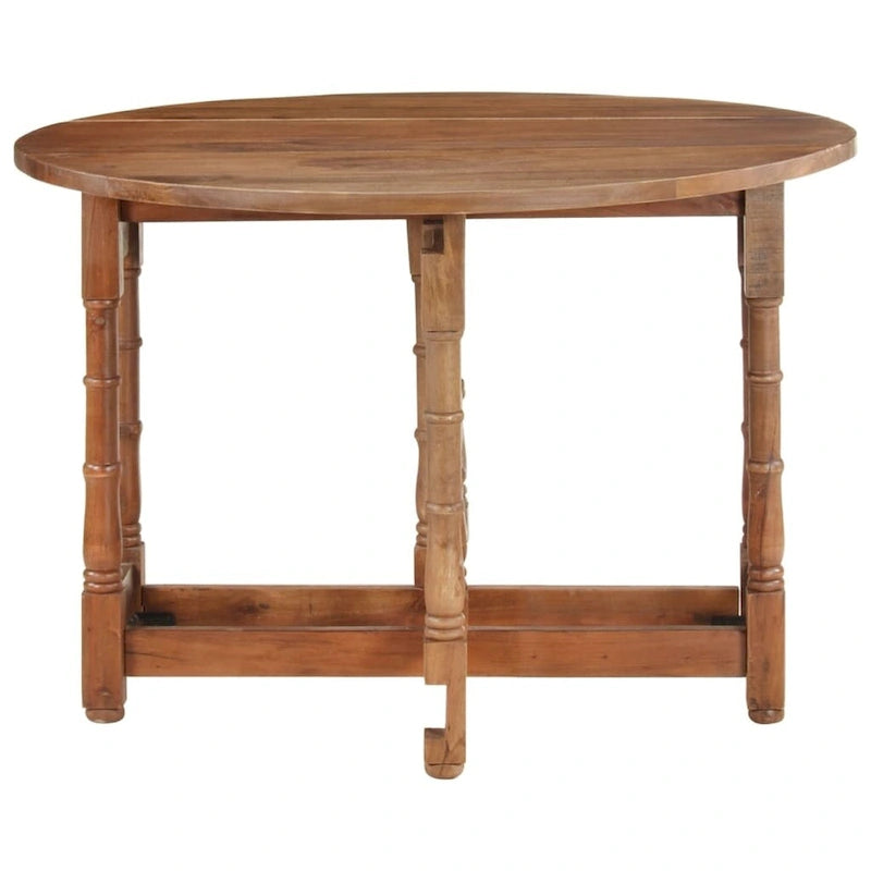 vidaXL Dining Table Kitchen Table Dining Room Table Round Solid Mango Wood